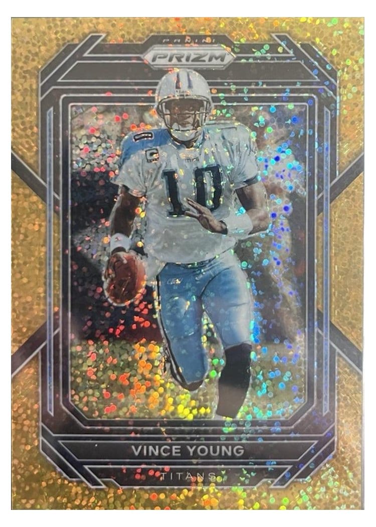 2022 Panini Prizm Base Set Vince Young Gold Sparkle #290 card