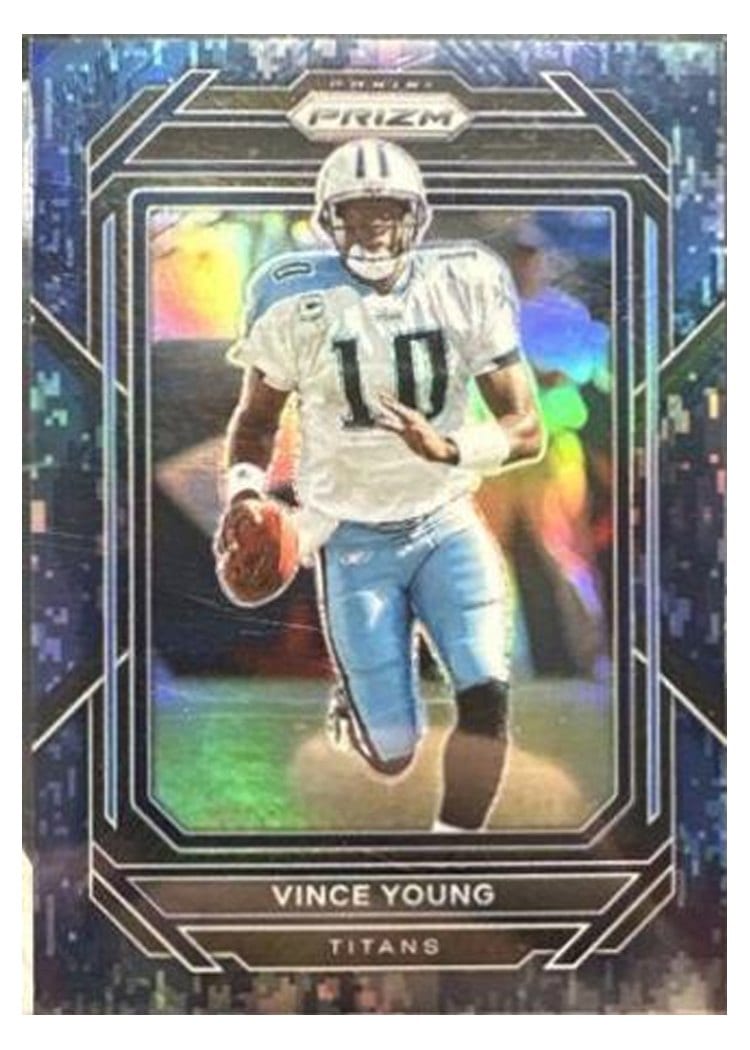 2022 Panini Prizm Base Set Vince Young Navy Camo #290 card