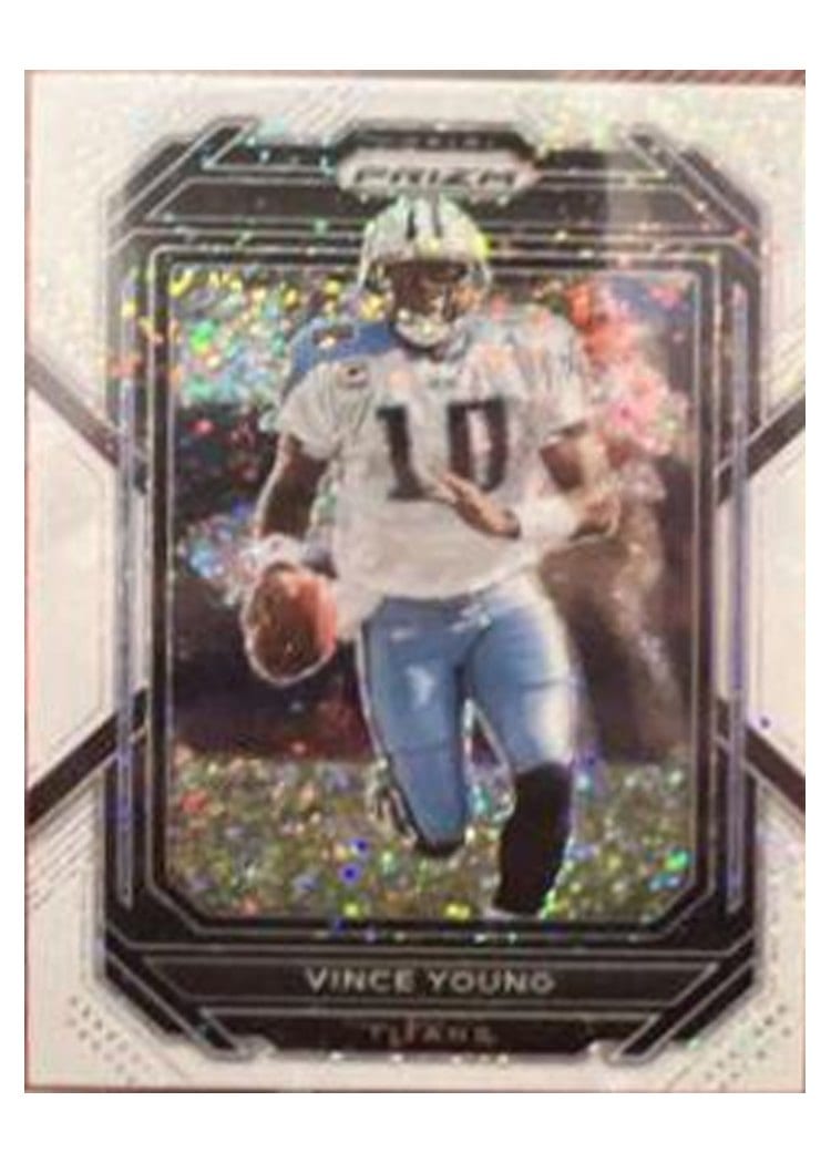 2022 Panini Prizm Base Set Vince Young White Sparkle #290 card