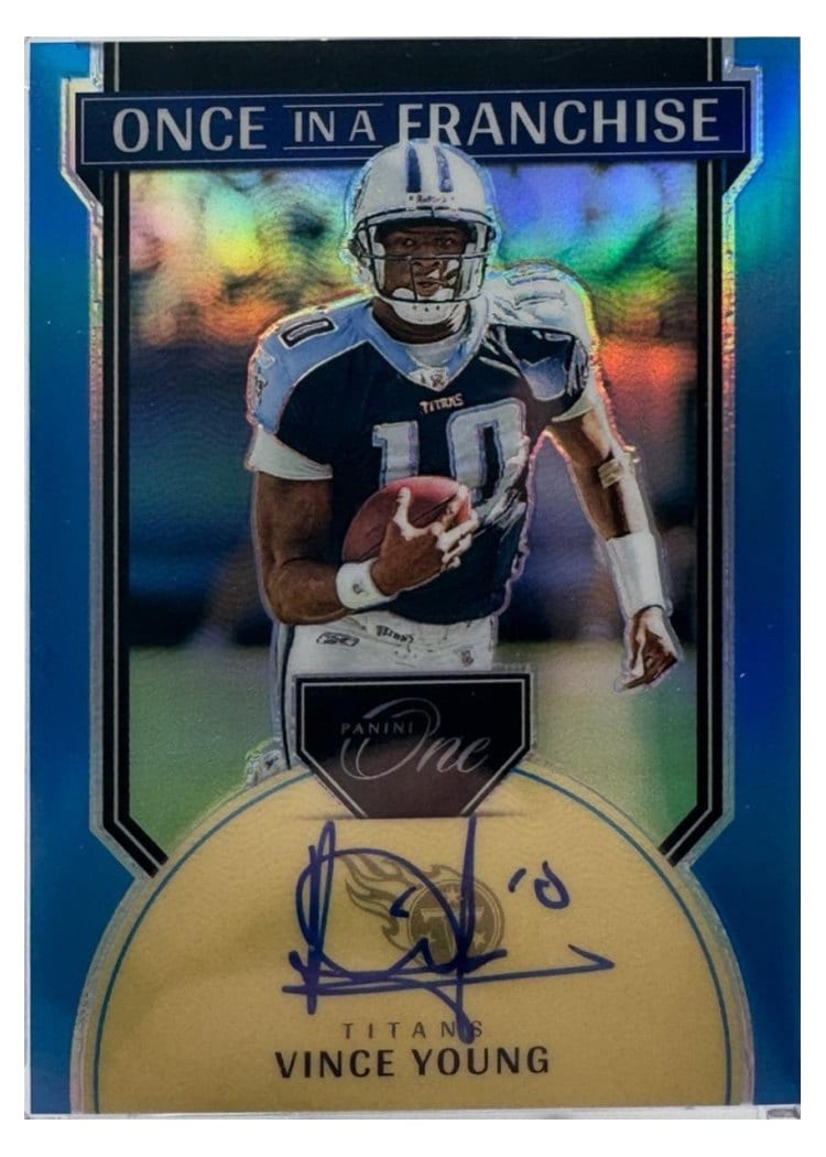 2024 Panini One Once in a Franchise Autographs Vince Young #345 card