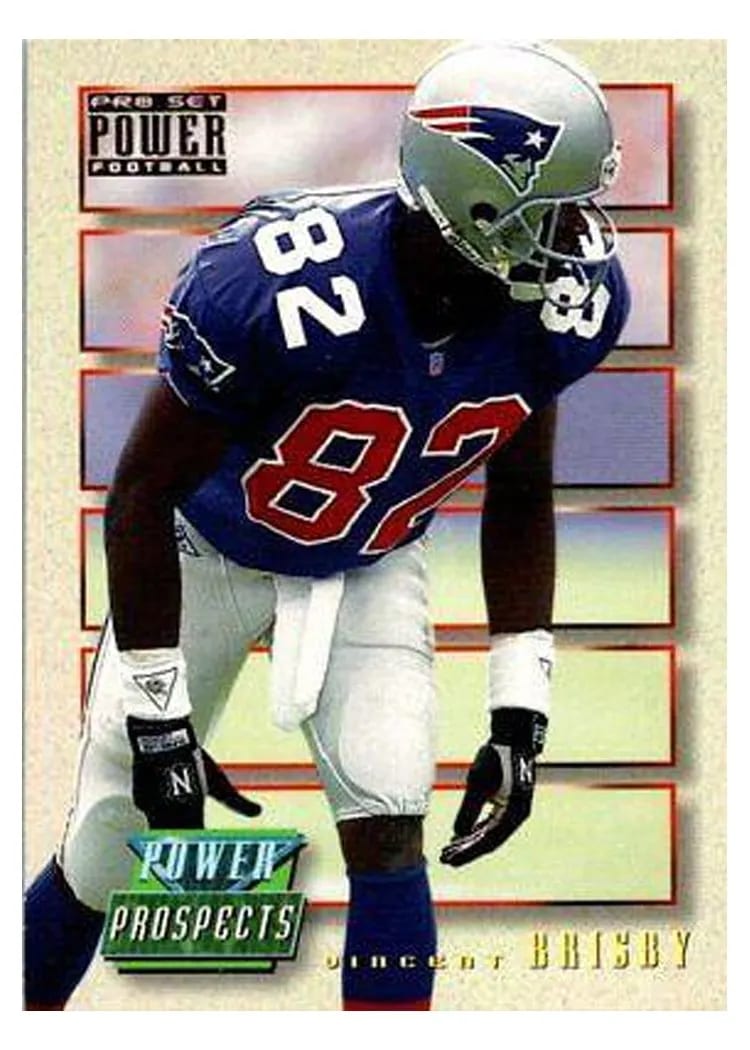 1993 Pro Set Power Update Prospects Vincent Brisby #PP26 card