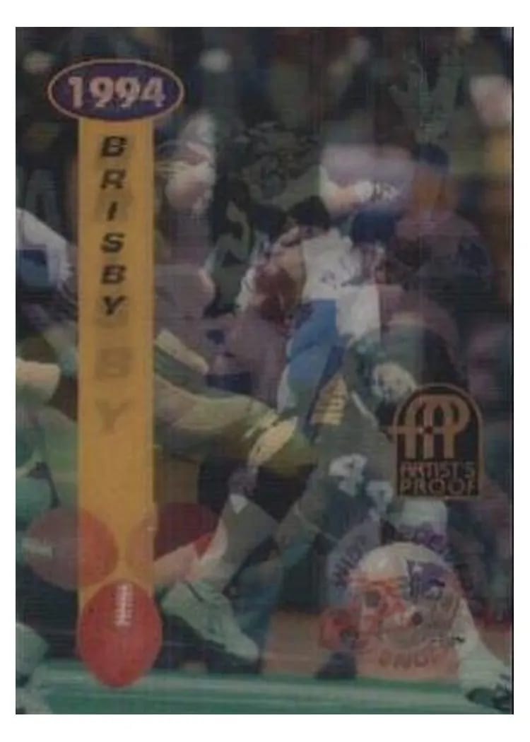 1994 Sportflics Vincent Brisby #65 card