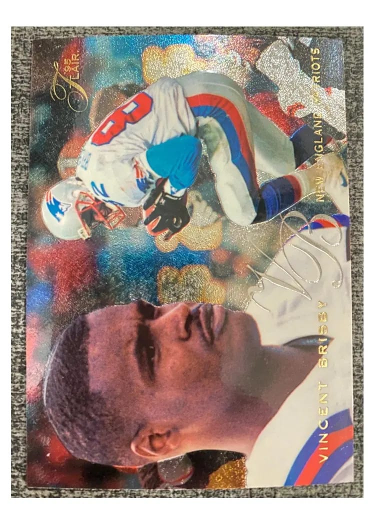 1995 Flair Vincent Brisby #122 card