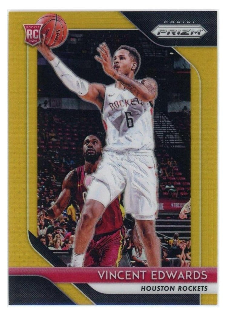 2018-19 Panini Prizm Base Set Vincent Edwards #14 card