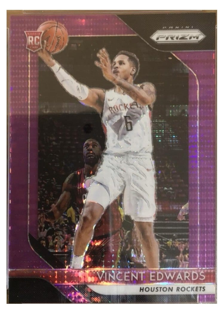 2018-19 Panini Prizm Base Set Vincent Edwards #14 card