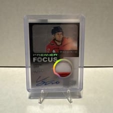 2023-24 Upper Deck Premier Premier Focus Autograph Patch Rookies Vincent Iorio #PFR-VI card