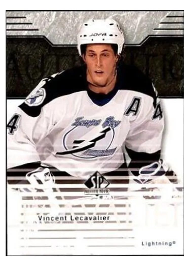 2003 SP Authentic Vincent Lecavalier #79 card