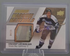 2023-24 Upper Deck Engrained Marquee Materials Vincent Lecavalier #MM-VL card