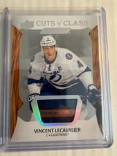 2024-25 Upper Deck Engrained Icons Cuts of Class Relics Vincent Lecavalier #CC-VL card