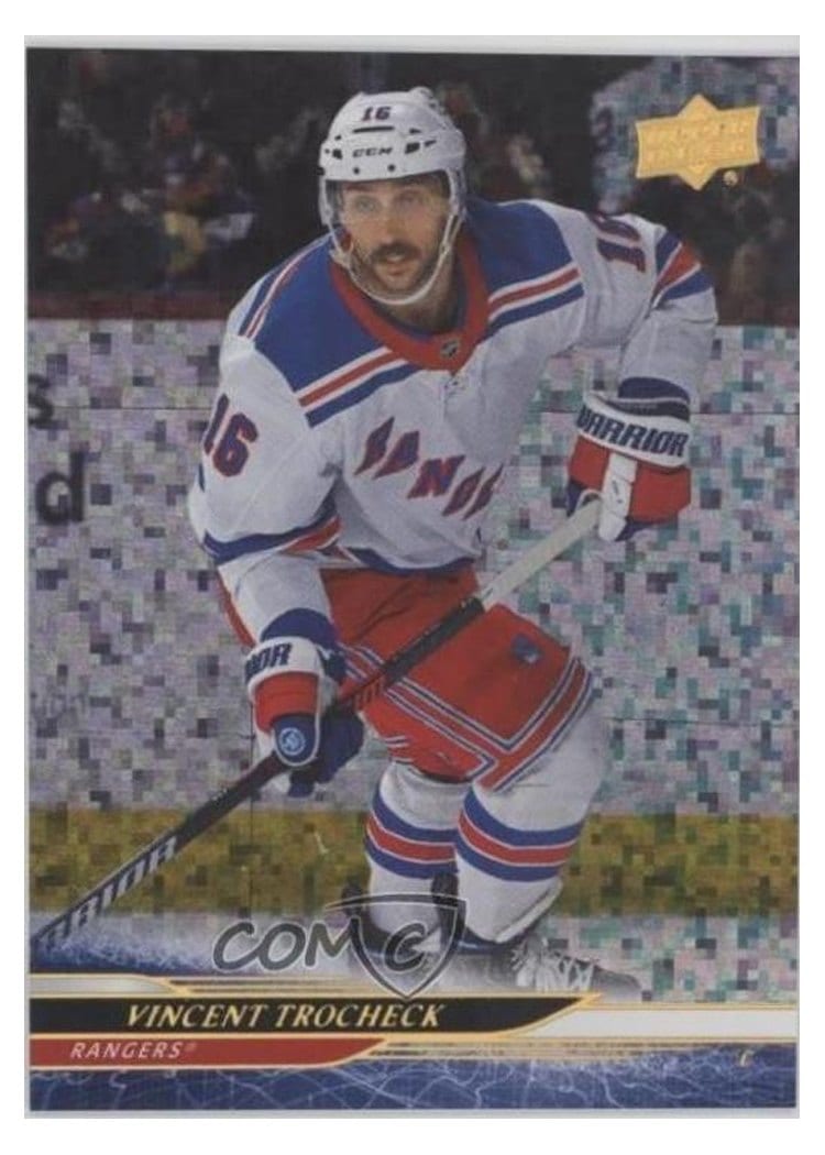 2024-25 Upper Deck Base Set Vincent Trocheck Speckled Rainbow #125 card