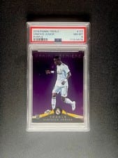 2018 Panini Treble Vinicius Junior Purple #177 card