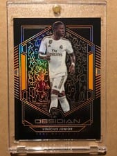 2019 Panini Obsidian Vinicius Junior Orange #6 card