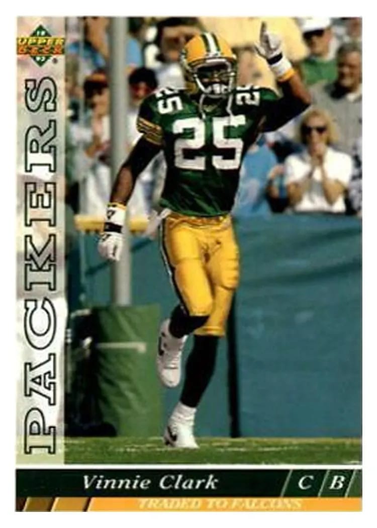 1993 Upper Deck Vinnie Clark #91 card
