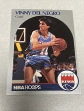 1990-91 Hoops Base Set Vinny Del Negro #256 card