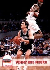 1993-94 Hoops Base Set Vinny Del Negro #403 card