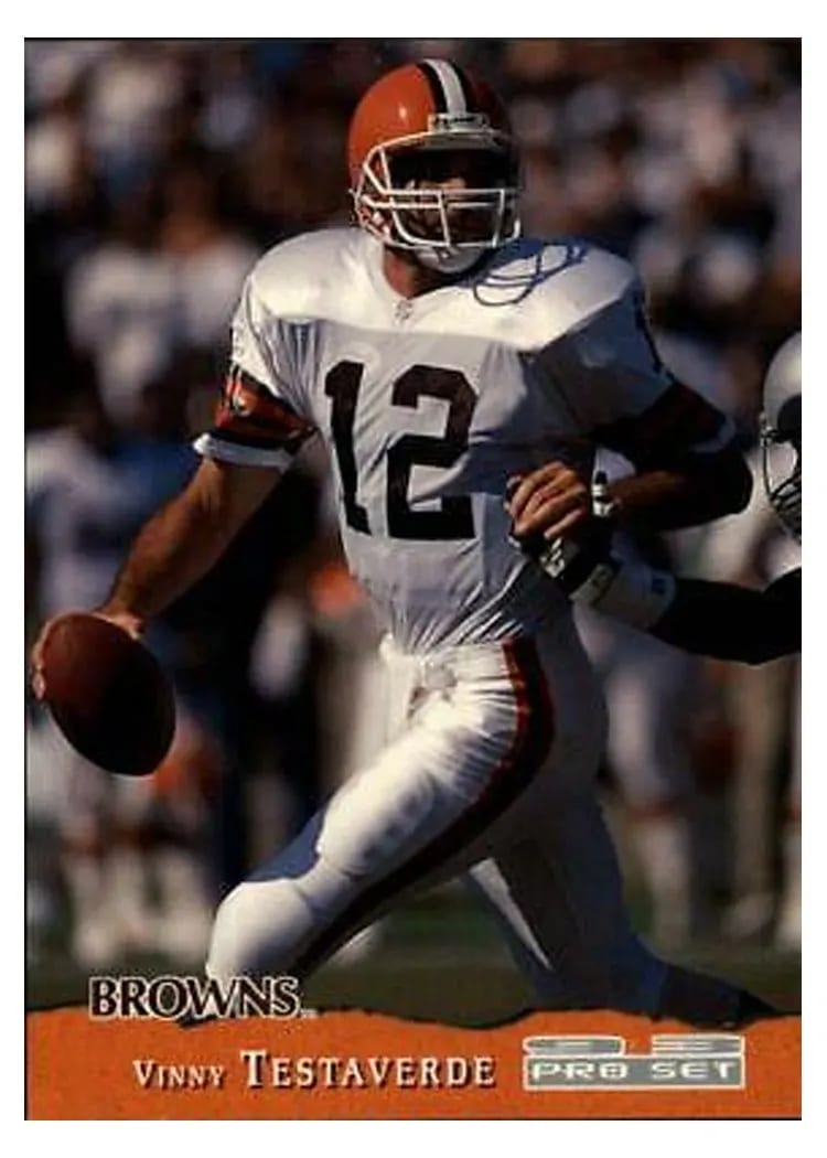 1993 Pro Set Vinny Testaverde #114 card