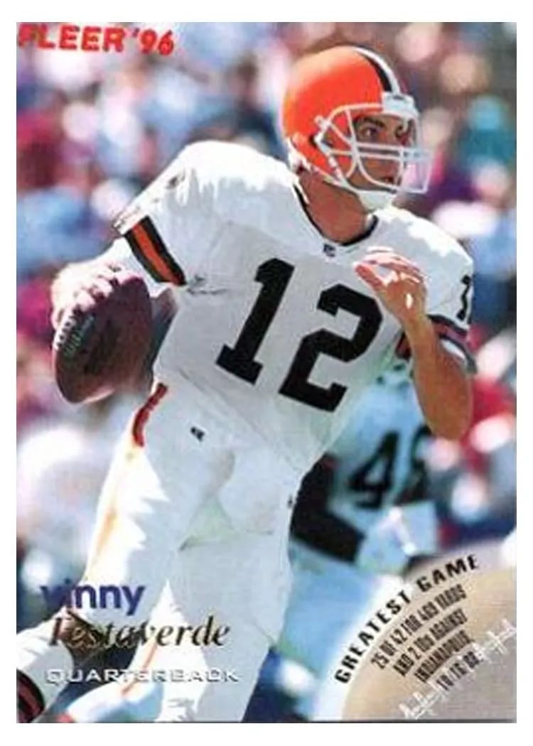 1996 Fleer Vinny Testaverde #12 card