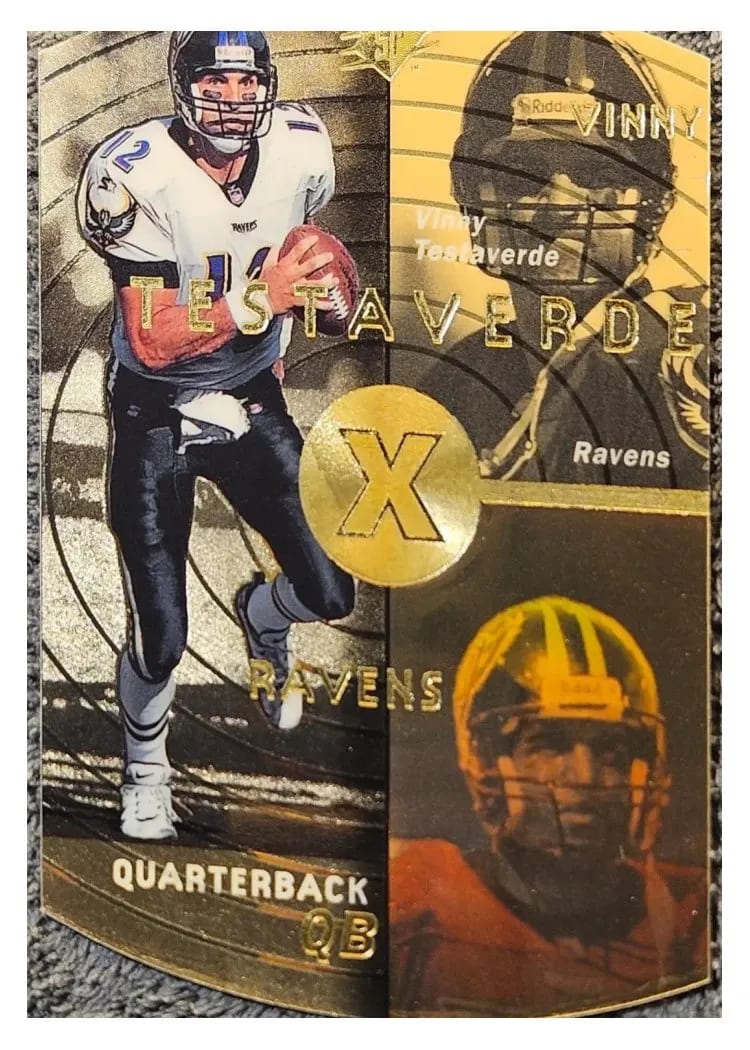 1998 SPx Vinny Testaverde #3 card