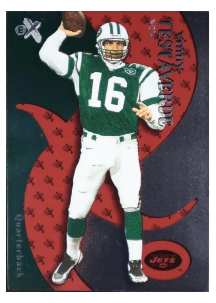 2000 Fleer E X Vinny Testaverde Essential Cred. Now #6 card