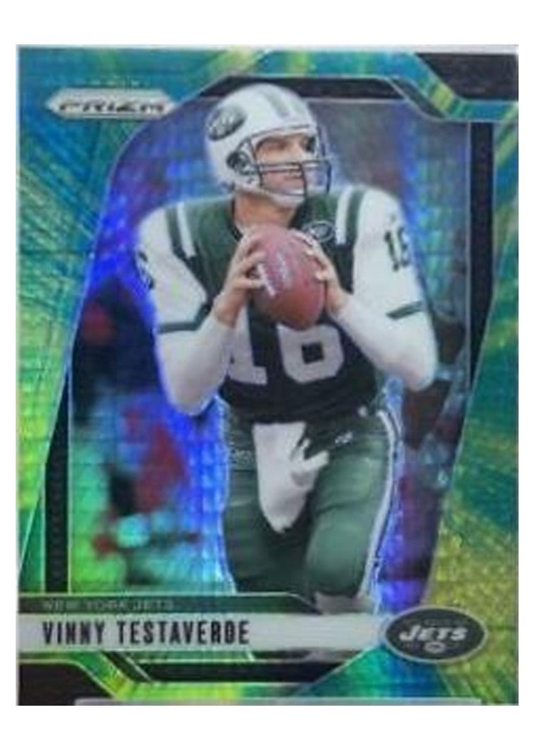 2024 Panini Prizm Base Set Vinny Testaverde Hyper #229 card
