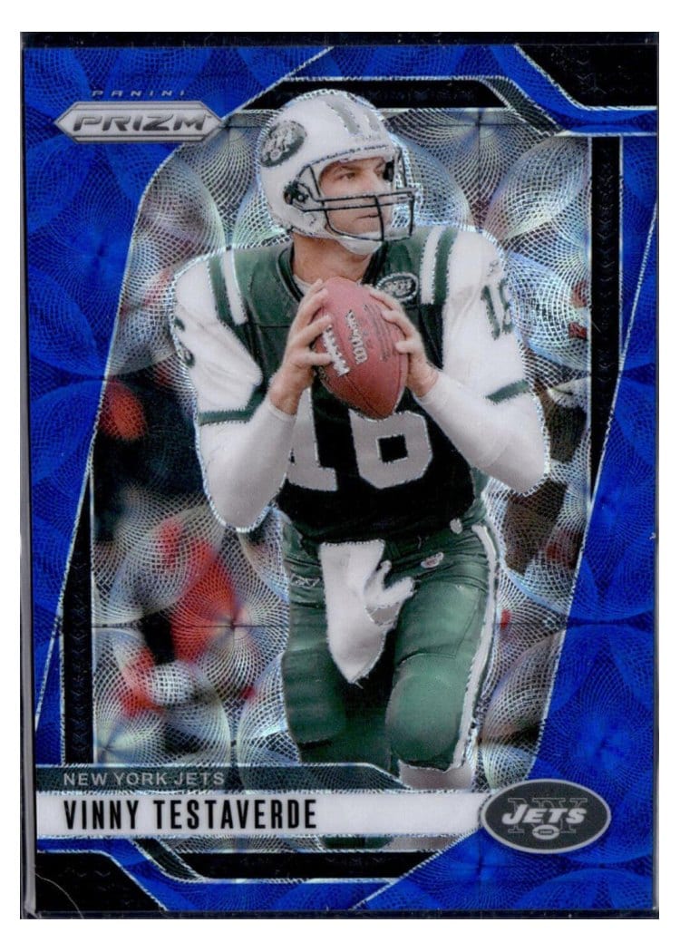 2024 Panini Prizm Base Set Vinny Testaverde Choice Blue #229 card
