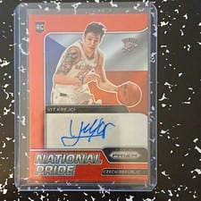 2021-22 Panini Chronicles National Pride Signatures Vit Krejci #NPS-VIT card