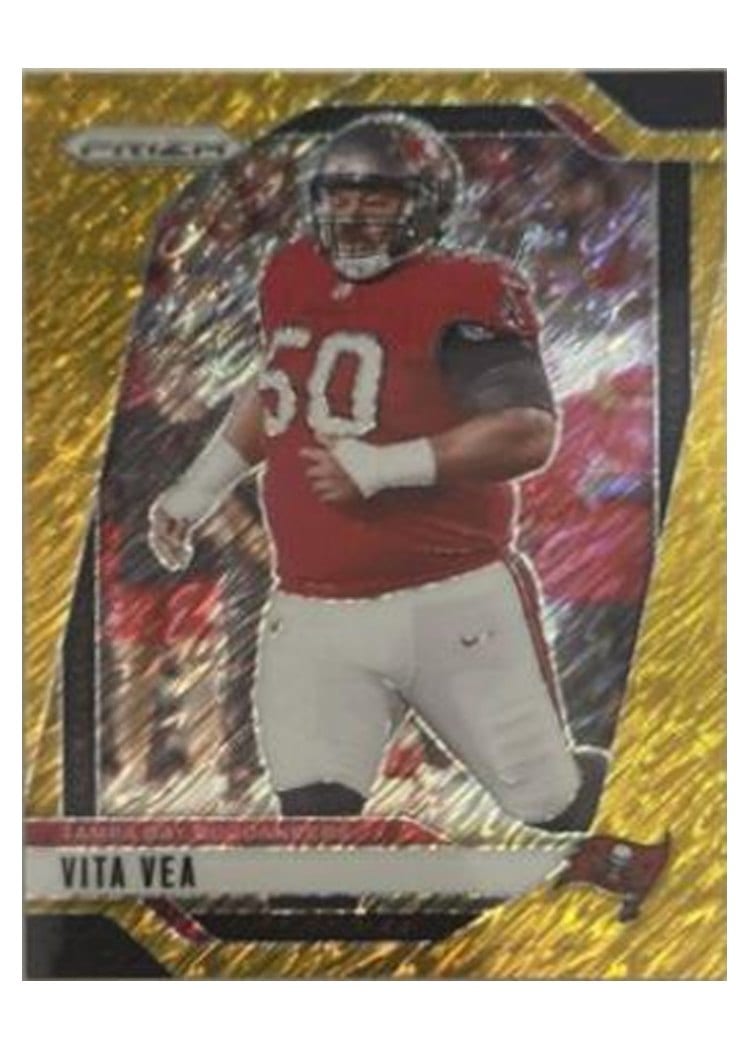2024 Panini Prizm Base Set Vita Vea Gold Shimmer #273 card
