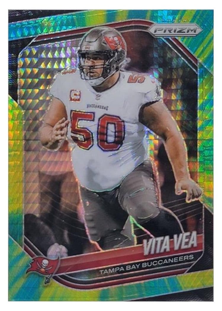 2025 Panini Prizm Base Set Vita Vea #123 card