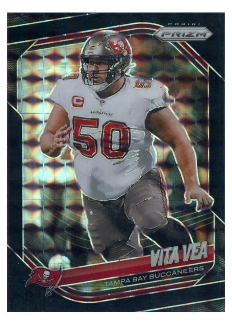 2025 Panini Prizm Base Set Vita Vea #123 card