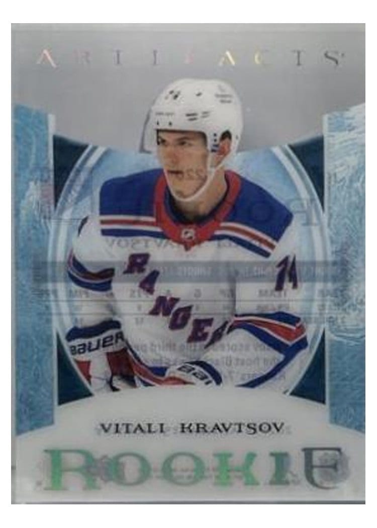 2023-24 Upper Deck Artifacts 2022-23 Update - Clear Cut Rookies Vitali Kravtsov #220 card