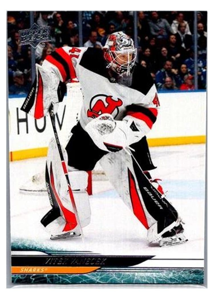 2024-25 Upper Deck Base Set Vitek Vanecek #387 card