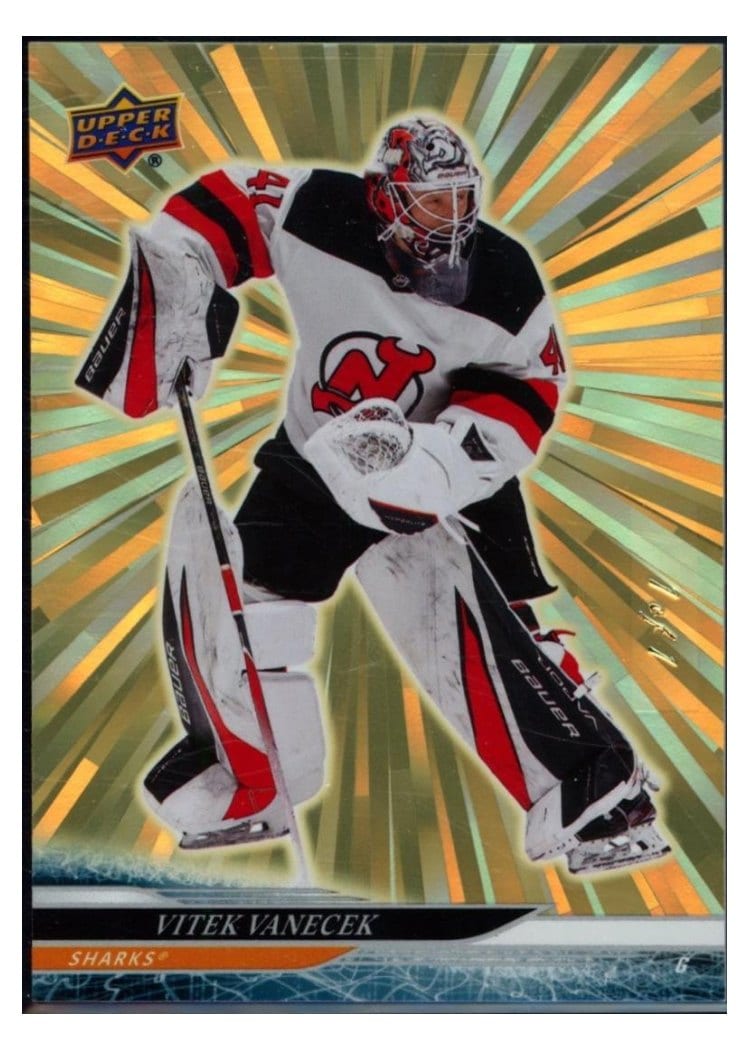 2024-25 Upper Deck Base Set Vitek Vanecek #387 card