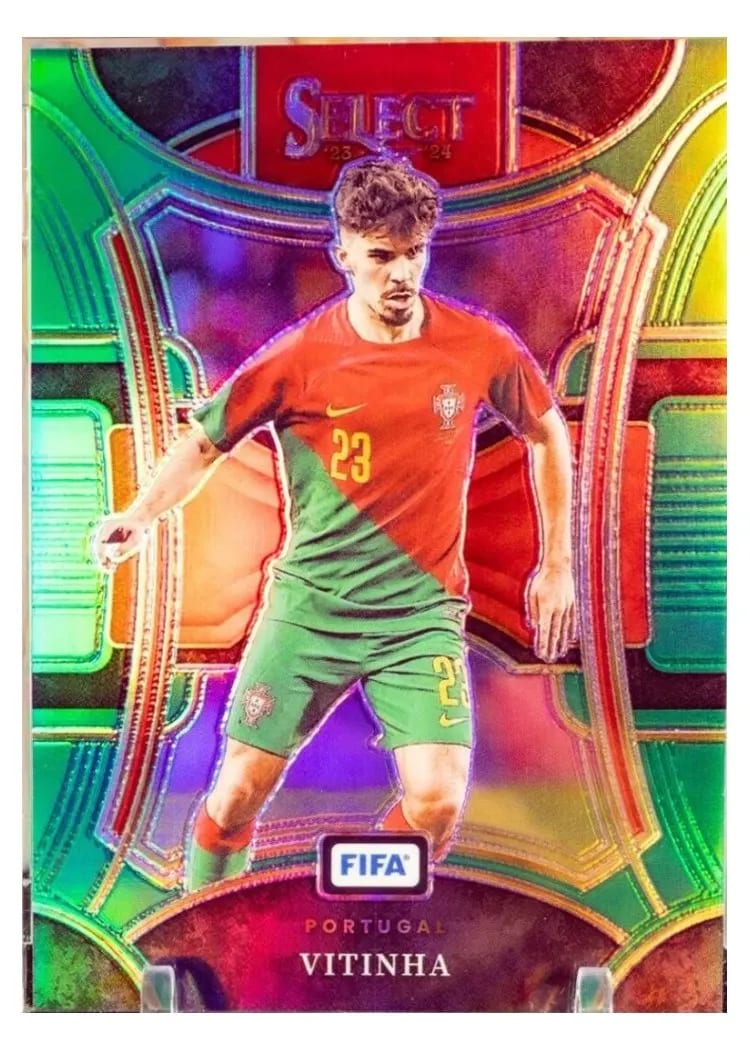 2023 Panini Select FIFA Vitinha Green #197 card