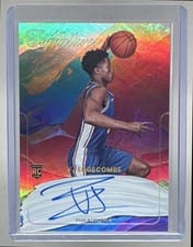 2025-26 Donruss Art Signatures Vertical VJ Edgecombe #5 card