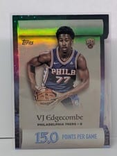 2025-26 Topps Holiday Making The Nice List VJ Edgecombe #ML-3