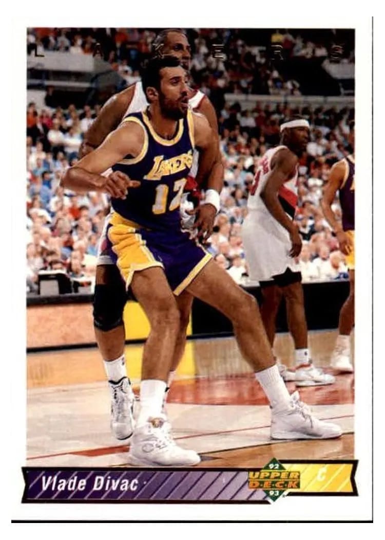1992 Upper Deck Vlade Divac #199 card