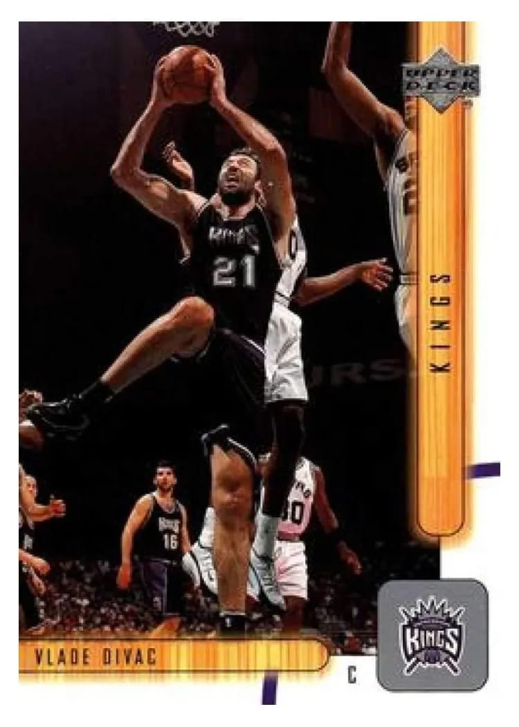 2001 Upper Deck Vlade Divac #148 card
