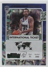 2021 Panini Contenders International Ticket Vlade Divac #14 card
