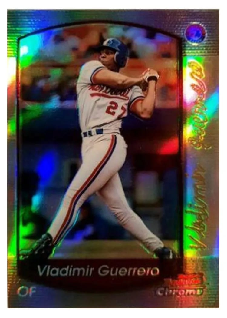 2000 Bowman Chrome Vladimir Guerrero #1 card