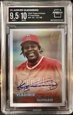 2024 Topps Archives Fan Favorites Premium Autographs Vladimir Guerrero #FF-VG card
