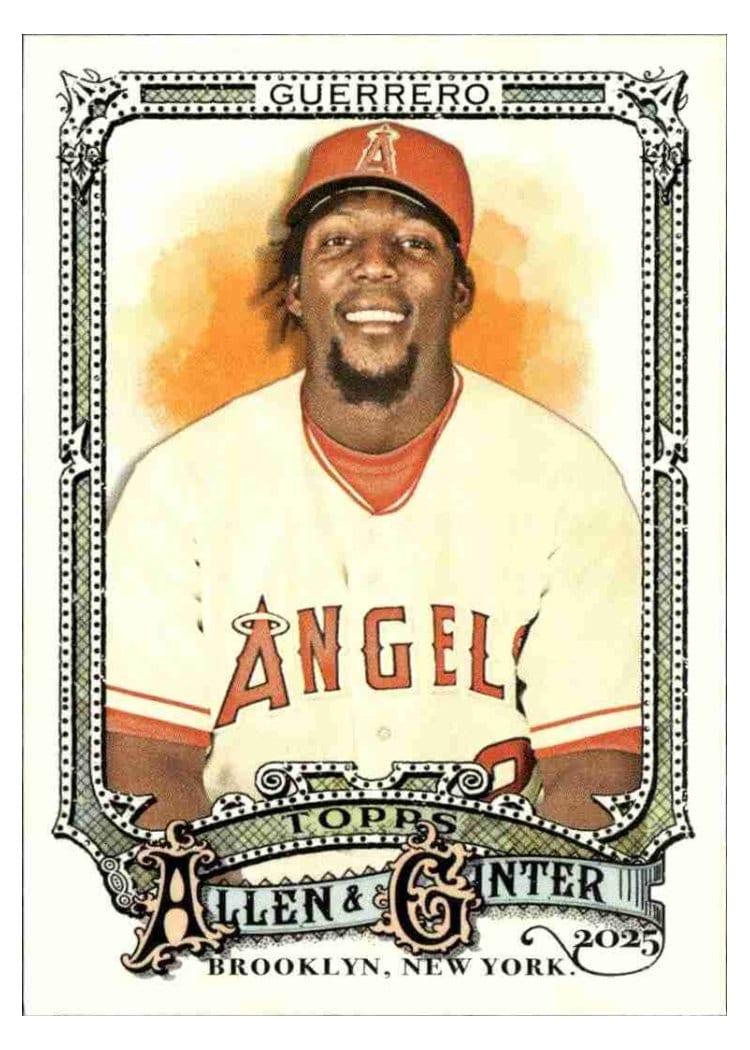 2025 Topps Allen & Ginter Base Set Vladimir Guerrero #327 card