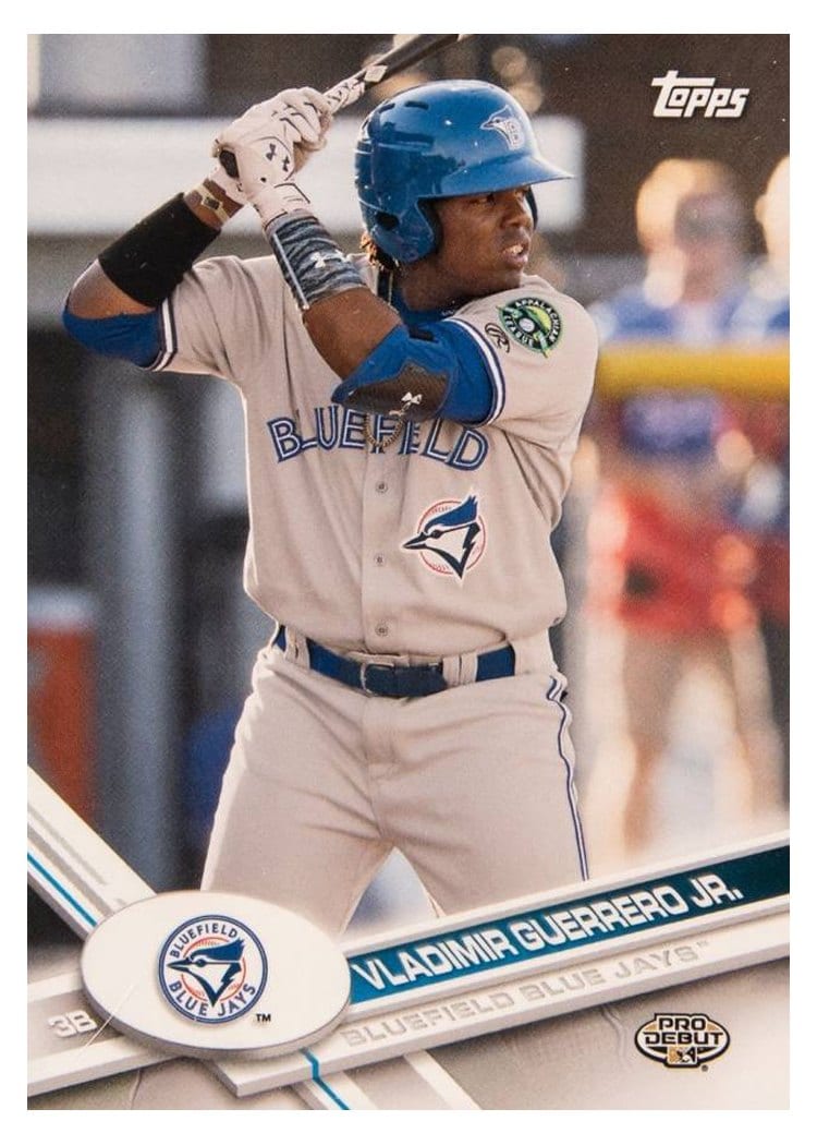 2017 Topps Pro Debut Base Set Vladimir Guerrero Jr. #72 card