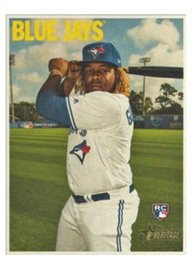 2019 Topps Heritage Base Set Vladimir Guerrero Jr. #504 card