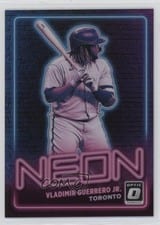 2021 Donruss Optic Neon Vladimir Guerrero Jr. #NE4 card
