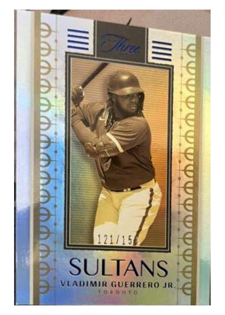 2022 Panini Three and Two Sultans Vladimir Guerrero Jr. #S-8 card