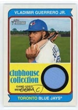 2023 Topps Heritage Clubhouse Collection Relics Vladimir Guerrero Jr. #CCR-VG card