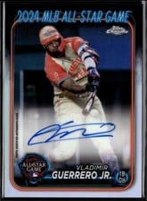 2024 Topps Chrome Update 2024 All-Star Game Autographs Vladimir Guerrero Jr. #ASGCA-VG card
