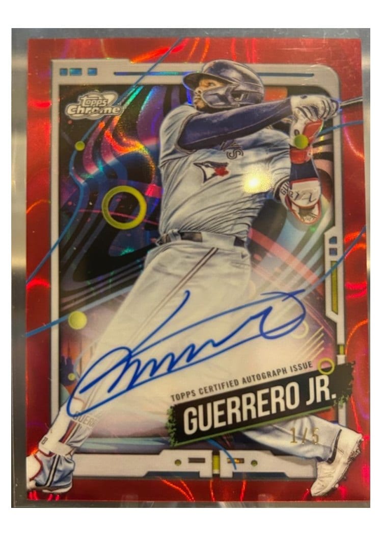 2024 Topps Cosmic Chrome Autographs Vladimir Guerrero Jr. #CCA-VG card