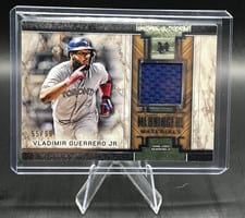 2025 Topps Museum Collection Meaningful Material Relics Vladimir Guerrero Jr. #MMR-VG card