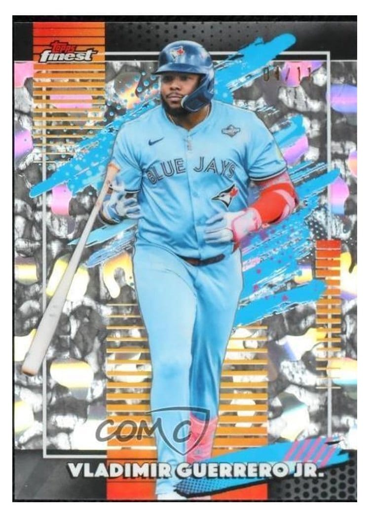 2026 Topps Finest Vladimir Guerrero Jr. Molten Mercury Refractor #200 card